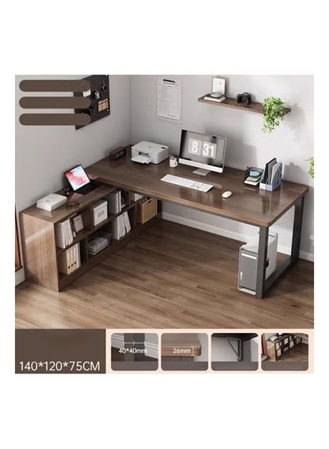 كيكي طاولة كمبيوتر وطاولة متعددة الوظائف للمكتب المنزلي 120*120*75 سم - Image 2