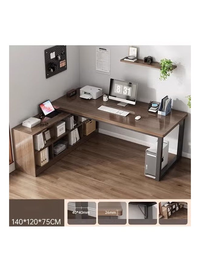 كيكي طاولة كمبيوتر وطاولة متعددة الوظائف للمكتب المنزلي 120*120*75 سم - Image 3