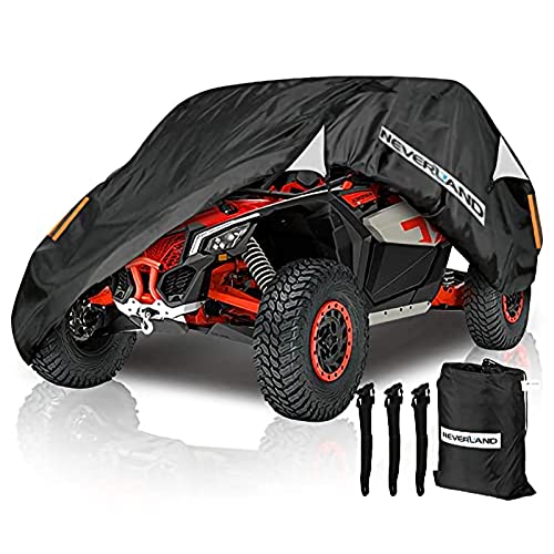 NEVERLAND UTV Covers Waterproof Outdoor - Side by Side Covers Heavy Duty for Can-Am Maverick X3 XMR/XRC/Turbo/900 HO/R/X DS Turbo R/X RC Turbo R/X RS Turbo R/X MR Turbo R(Except Max Series) - Image 1