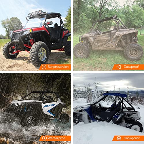 NEVERLAND UTV Covers Waterproof Outdoor - Side by Side Covers Heavy Duty for Can-Am Maverick X3 XMR/XRC/Turbo/900 HO/R/X DS Turbo R/X RC Turbo R/X RS Turbo R/X MR Turbo R(Except Max Series) - Image 5