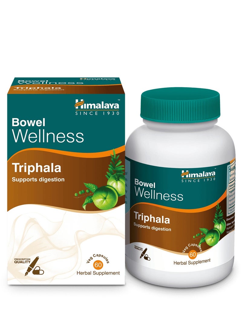 Himalaya Himalaya Triphala Capsule 60's is a pure herb that supports digestion and helps relieve gut problems such as bloating and belching. 