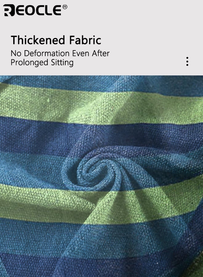 ريوكل كرسي أرجوحة محمول للتخييم في الهواء الطلق يوفر راحة ومتانة حبل معلق قوي معدات ترفيه مثالية للاستخدام الخارجي الشرفات غرف النوم التراسات - Image 4