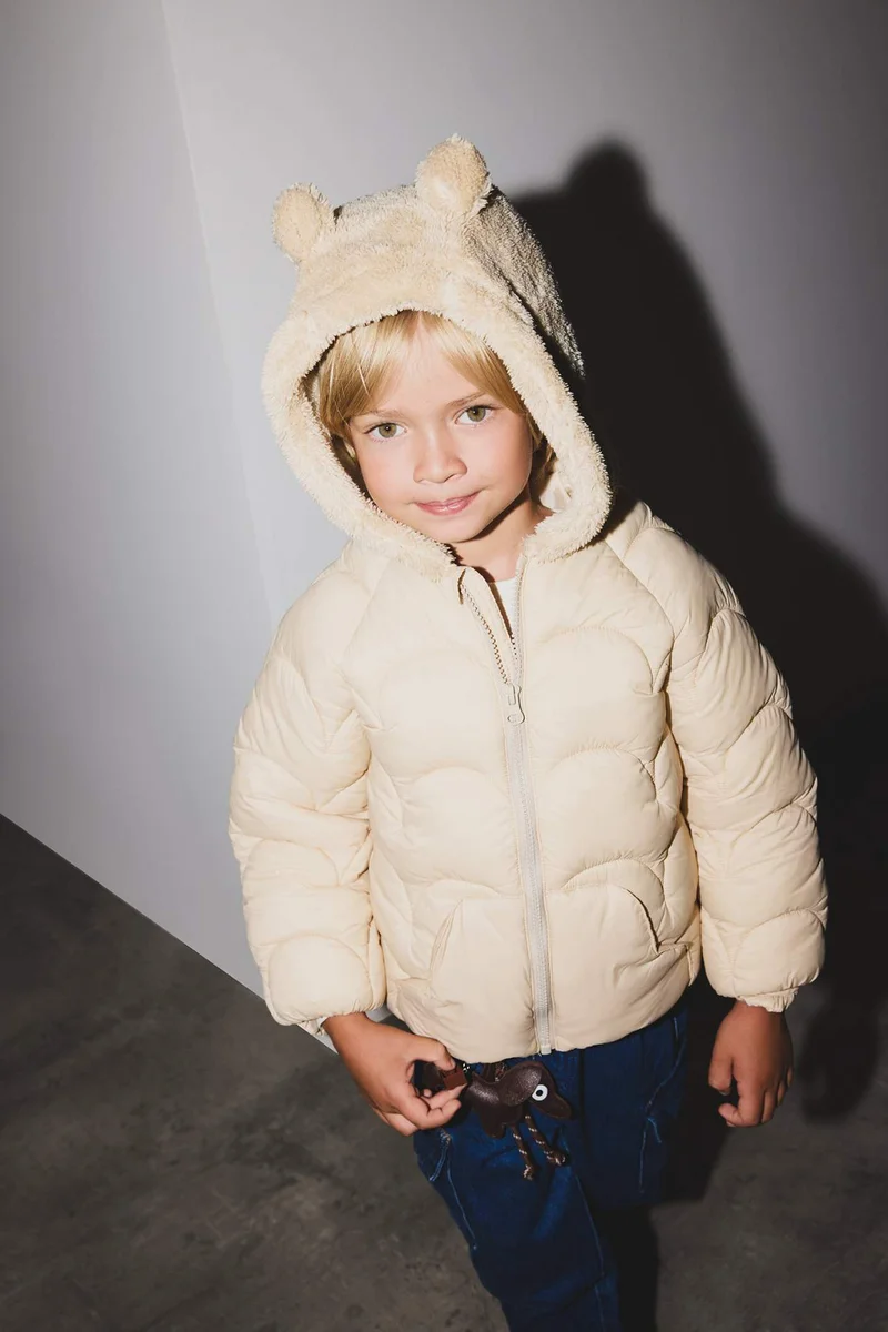 ديفاكتو Baby Boy Hooded Puffer Jacket