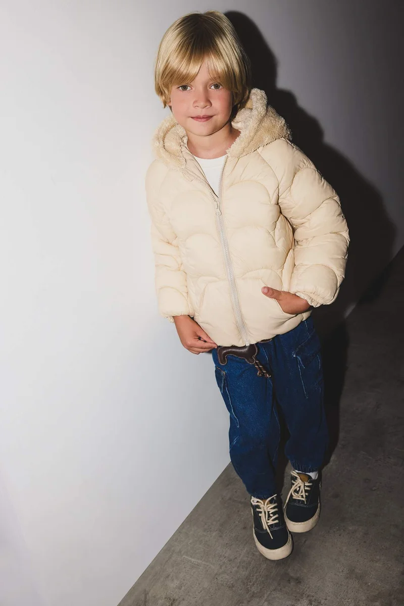 ديفاكتو Baby Boy Hooded Puffer Jacket