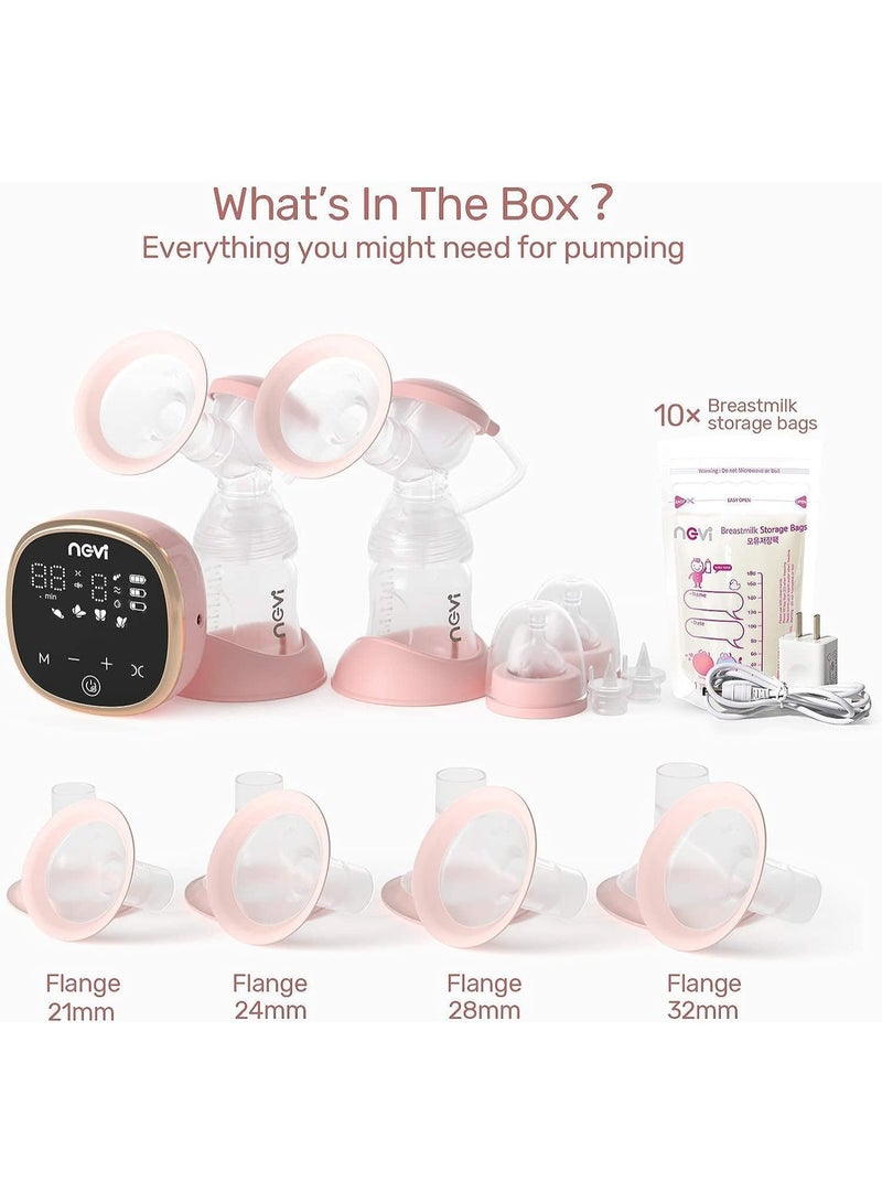 NCVI Portable Electric Breast Pump | BPA-Free, Double & Single Pump Modes, Rechargeable, Quiet & Lightweight Breastfeeding Pump - Image 5