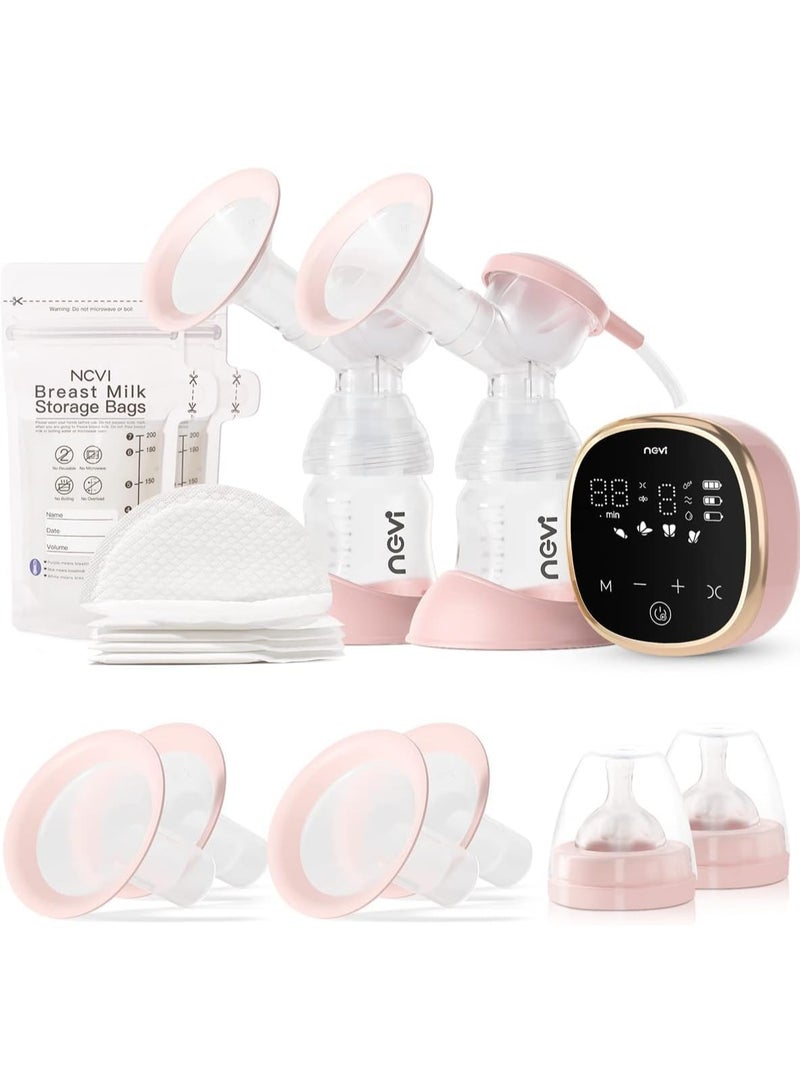 NCVI Portable Electric Breast Pump | BPA-Free, Double & Single Pump Modes, Rechargeable, Quiet & Lightweight Breastfeeding Pump - Image 1