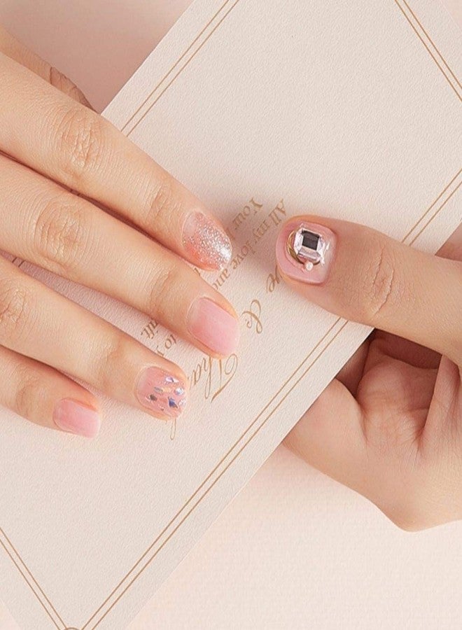 DASHING DIVA GLOSS |Day to Night | Short, Square Shaped Press On Nails | Long Lasting Stick On Gel Nails | Lasts Up to 7 Days | Contains 30 Stick On Nails (Adorable Something) - Image 4