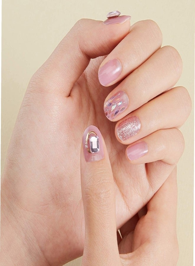 DASHING DIVA GLOSS |Day to Night | Short, Square Shaped Press On Nails | Long Lasting Stick On Gel Nails | Lasts Up to 7 Days | Contains 30 Stick On Nails (Adorable Something) - Image 3