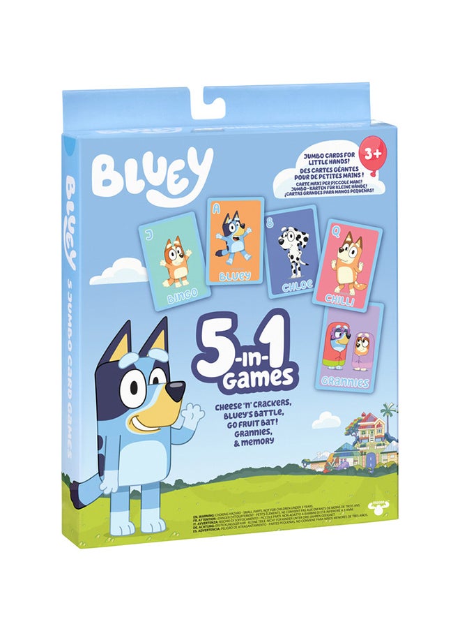 Bluey 5 In 1 Card Game Set - pzsku/Z2FB4CF183679BB9CCB9FZ/45/_/1729778474/84397fdd-2dff-4d67-8f67-46faa5ee699e