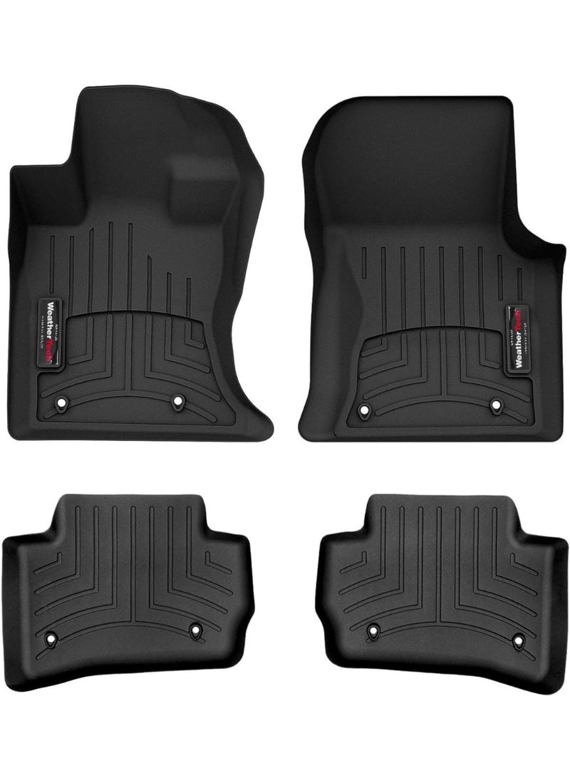 ويذر تك حصائر WeatherTech 5D لسيارة جاكوار F-Pace / رينج روفر فيلار - طقم للأمامية والخلفية - أصلي، تصميم متين وسهل التنظيف - Image 1