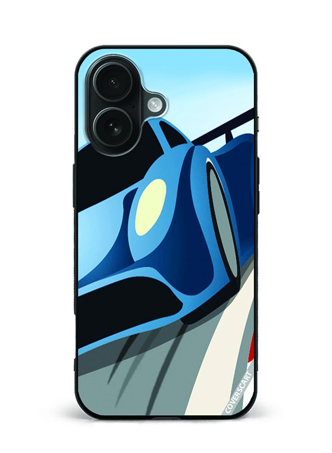 COVERSCART Protective Case Cover For Apple iPhone 16 Plus Car Art Design Multicolour