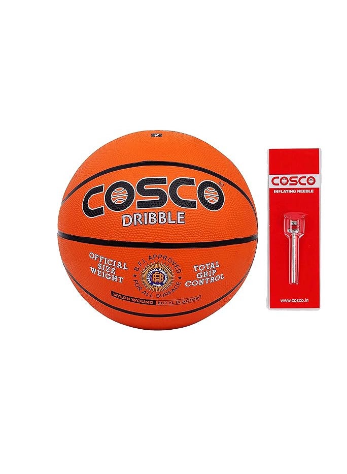 كوسكو كرات السلة دريبل مقاس 5 وباللون البرتقالي من كوسكو - Image 1