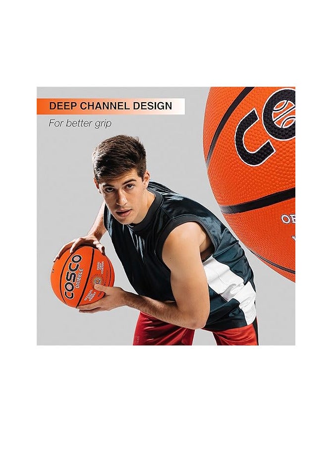 كوسكو كرات السلة دريبل مقاس 5 وباللون البرتقالي من كوسكو - Image 2