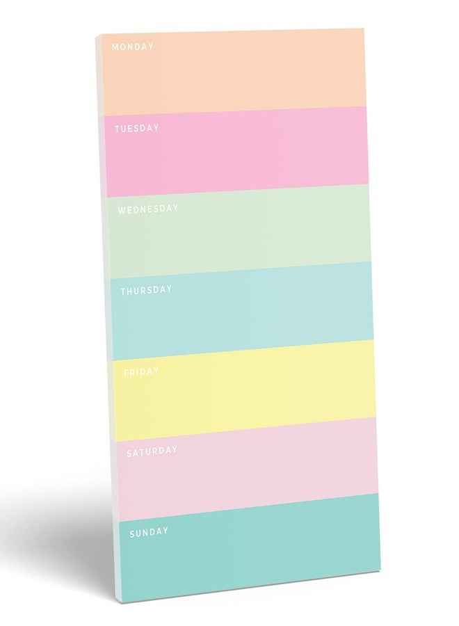 Sweetzer & Orange Daily Planner by Sweetzer & Orange - Undated 2026 pad - Colorblock Magnetic To Do List Notepad - Mon to Sun Agenda and Habit Tracker Organizer, Desk Pad for College Student, Office or Home - Image 1