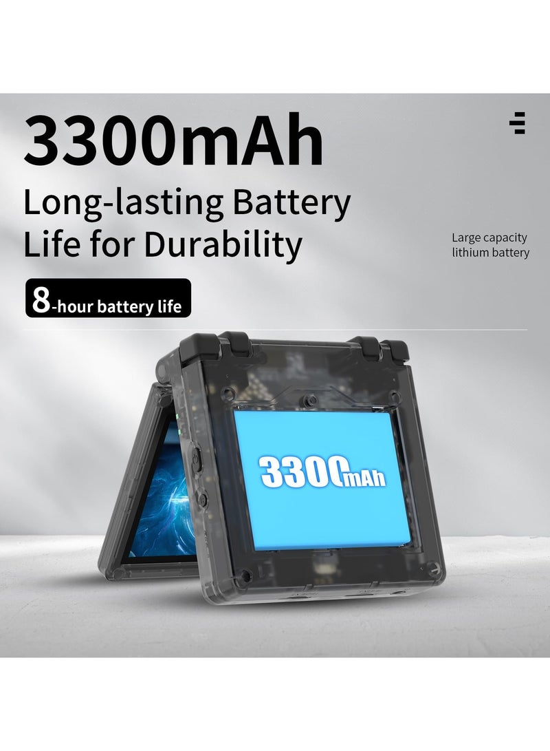 ANBERNIC  RG35XXSP Handheld Game Console  with 64G TF Card Preloaded Games 5532 Portable Gaming Console with 3.5 inch Screen 3300mAh Battery 5G WiFi Bluetooth HD Black - Image 3