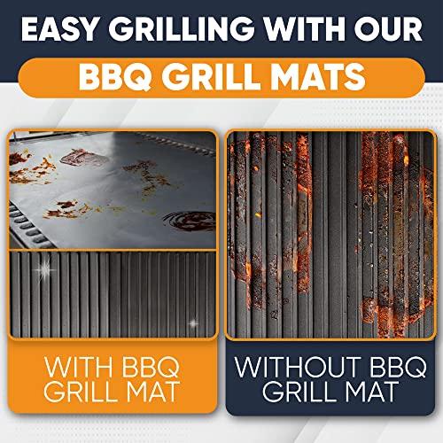 Linda's Essentials Extra Large Grill Mats for Outdoor Grill Mat (3 Pack) - Reusable Heat-Resistant Grilling Mats for Outdoor Grill, Non Stick Grill Matt, Easy Clean BBQ Mats for Outdoor Grills - Image 3