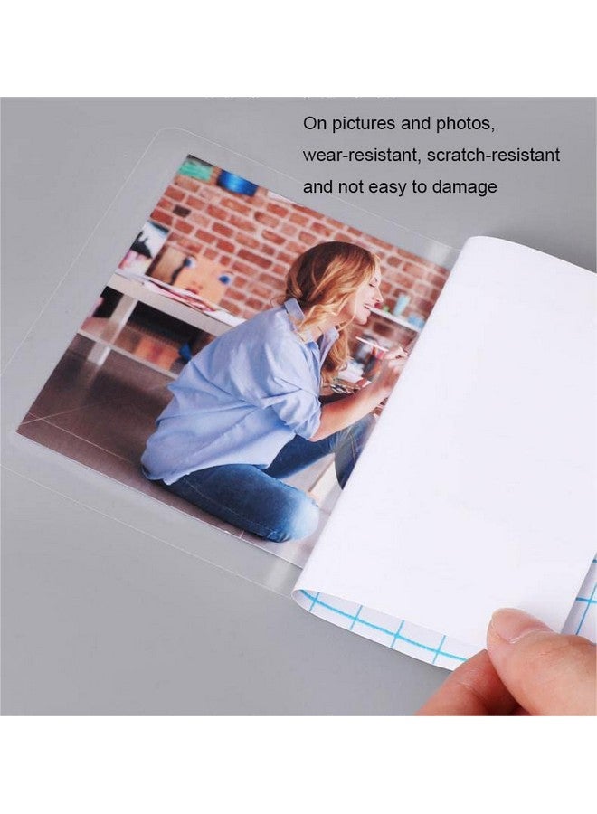 Ismoon Clear Contact Paper Roll 17.7'' x 118'' Clear Glossy Self-Adhesive Film Cover Removable Protective Film Transparent Liners Drawers Shelves Kitchen Cabinets Desks Fridge Roll - Image 3