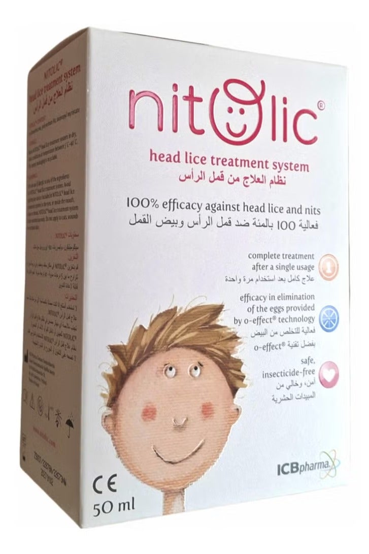 Nitolic Nitolic head lice Treatment 50ml - Image 1