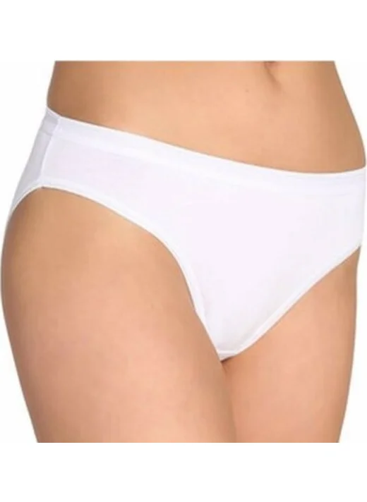 Tutku 6 Pack Women's White Bikini Panties