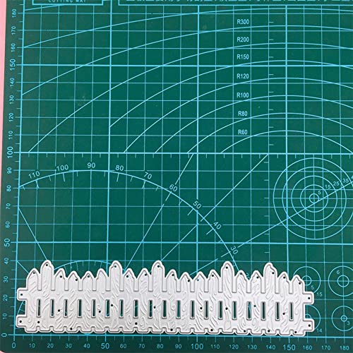 MALISTLN Fence Cutting Dies Grass Straw Die Cuts Metal Embossing Stencils Template Mould for Card Scrapbooking Album Paper Card Decor and DIY Crafting - Image 3