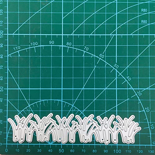 MALISTLN Fence Cutting Dies Grass Straw Die Cuts Metal Embossing Stencils Template Mould for Card Scrapbooking Album Paper Card Decor and DIY Crafting - Image 4