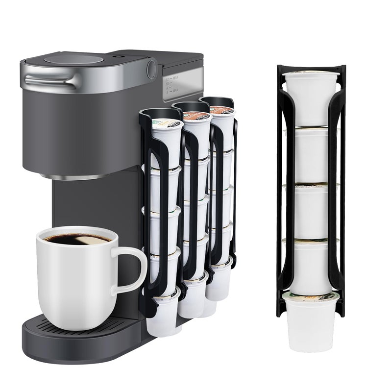 kedofa K Cup Holder for Keurig Coffee Pod Holders for Counter Small Space  Kcup Holders for Wall Mount 3 Black