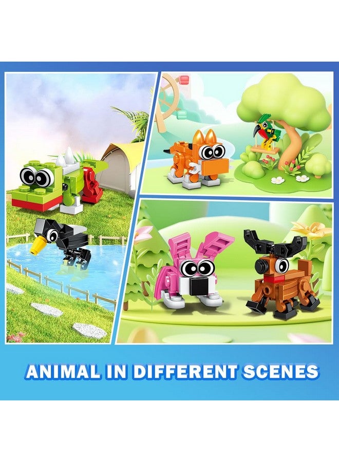 HOGOKIDS Party Favors for Kids, 20 Pack Animals Building Block Toy, Easter Gifts Goodie Bags Stocking Stuffer Classroom Prizes Building Set, Christmas Birthday Gift for Boys Girls Ages 6-12+ - Image 4