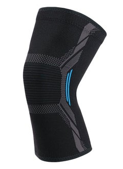 SHIWEI 1 Pair Nylon Sports Knee Compression Sleeve, Best Knee Brace for Knee Pain for Men & Women, Knee Support for Running Basketball Weightlifting Gym Workout Pain Relief L  - Image 4