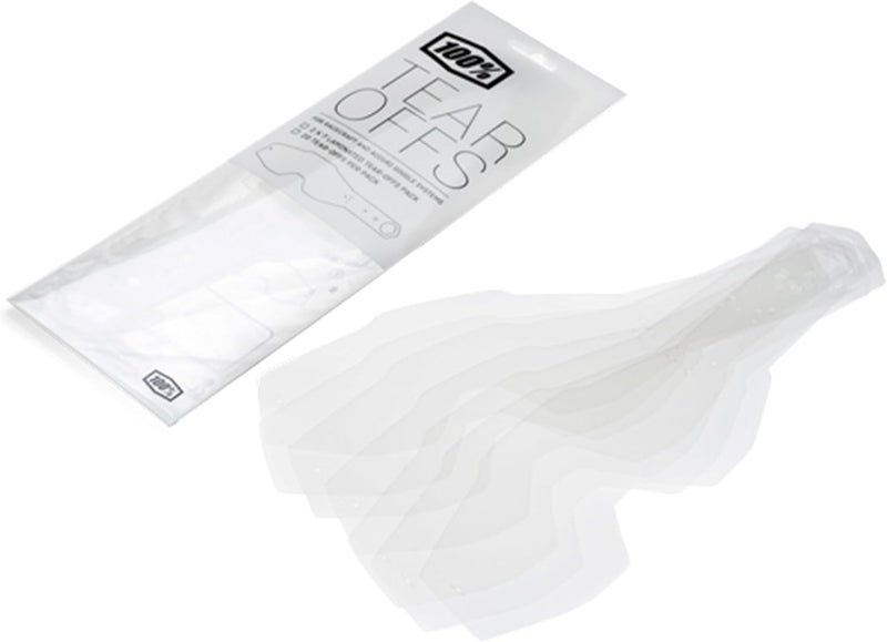 100% Professional choice 100% Racecraft/Accuri/Strata Standard Tear-Offs - Pack of 20 - Image 1