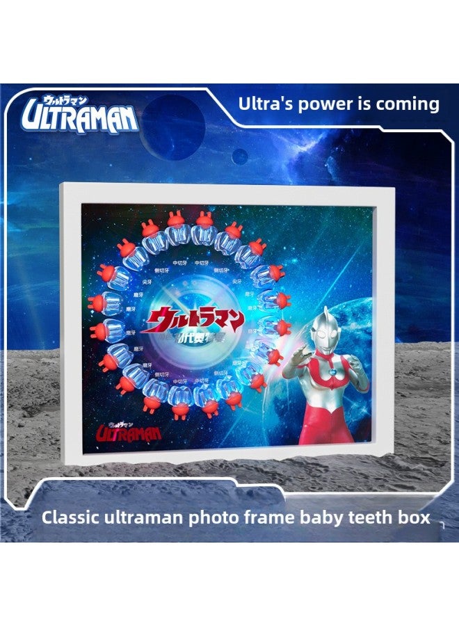 Ultraman Boy Children's Teeth Collection Box Nipple Storage Tooth Change Commemorative Set Tooth Baby Collection And Preservation Genuine Goods-Specifications: Ace Ultraman-ABS Frame  - Image 2