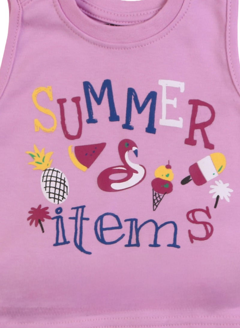Zercon Summer Pajama Set for Newborn Babies  6360 - Image 2