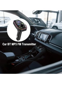 KASTWAVE Bluetooth FM Transmitter for Car, Radio Adapter, Car Wireless Transmitter, Wireless Radio Car Kit, Compact Durability 5.0 Wireless Automotive Radio Transmitter Multifunctional Adapter  - Image 3