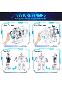 PYEBE RC Robot Toys for Kids Large Programmable Remote Control Smart Walking Dancing Robot Toy Gift with Gesture & Sensing for Kids  - Image 3