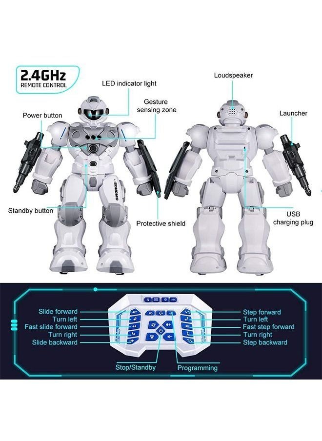 PYEBE - RC Robot Toys for Kids Large Programmable Remote Control Smart Walking Dancing Robot Toy Gift with Gesture & Sensing for Kids - Image 1