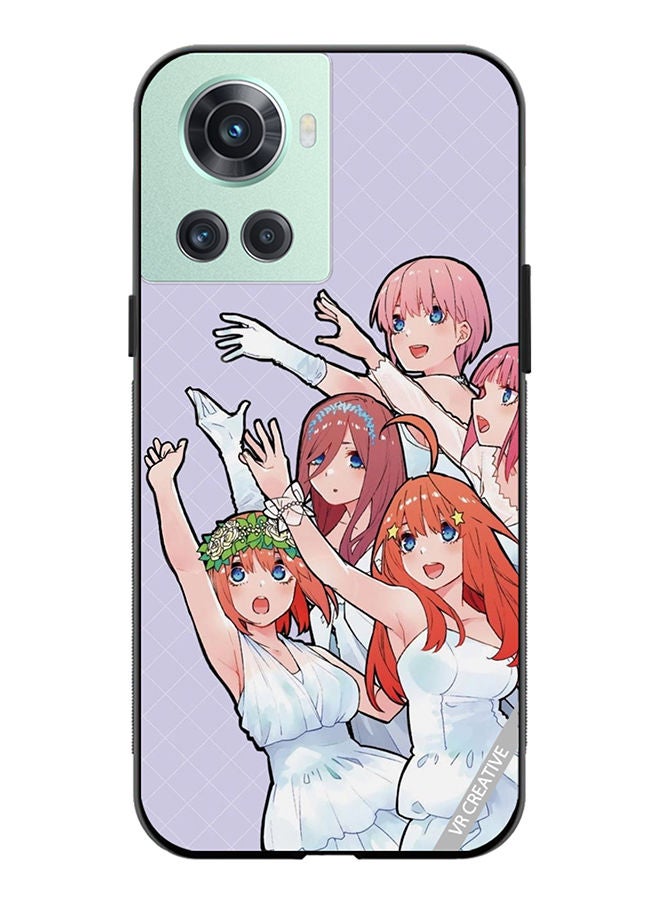 VR CREATIVE Protective Case Cover For OnePlus 10R Go Toubun No Hanayom Design Multicolour - Image 1