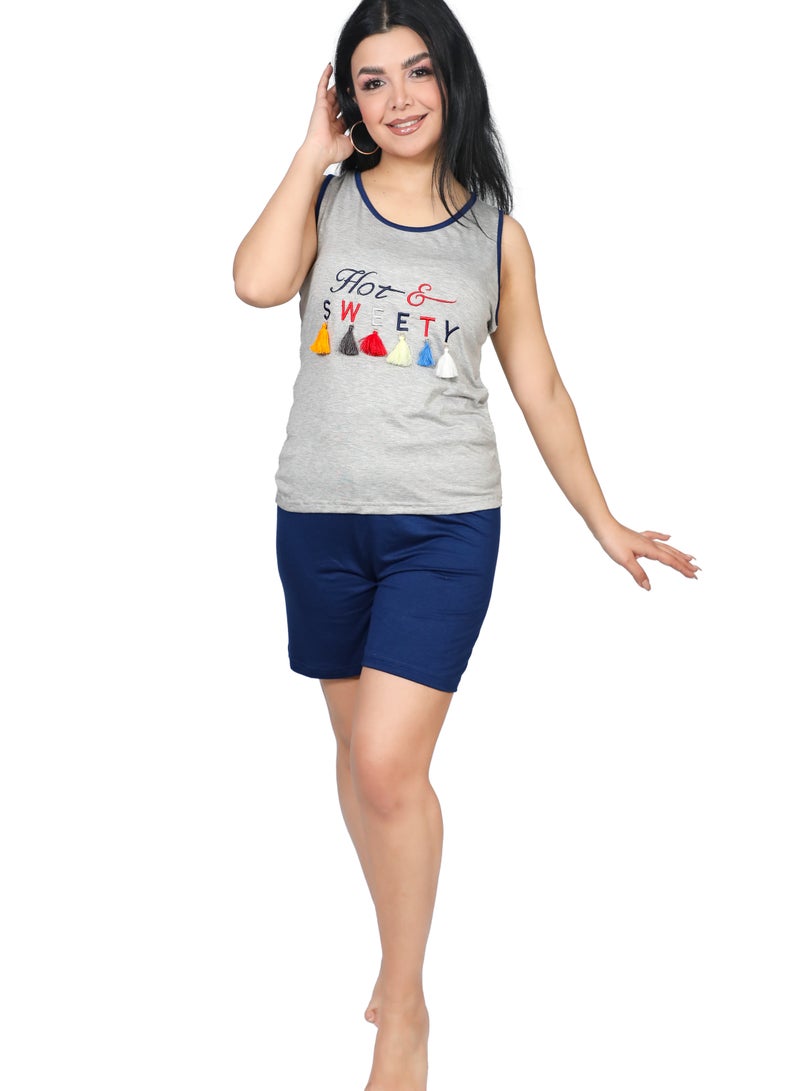 Dadoush Women'Women's Summer Hot Shorts Pajamass Summer Hot Shorts Pajamas  - Image 1
