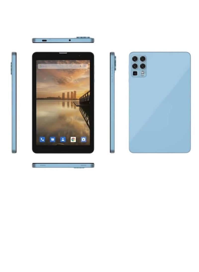 Oteeto - TAB 8 5G Network Android Tablet with 8 Inch Display 8GB RAM 256GB Rom and 5000mAh Battery and Keyboard Blue - Image 1