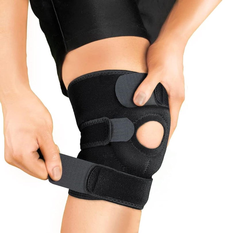 Cetaplast Knee Support Brace for Men Women, Adjustable Compression Sleeve Wrap Patellar Pad Tendon - Arthritis Pain, meniscus tear, Injury Recovery, Running, Workout - Image 1