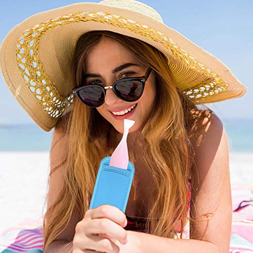 HooAMI Popsicle Holder Ice Popsicles Bags Neoprene Insulator Sleeves Reusable Freezer Pop Holders Antifreezing Sleeves Popsicle Holders 12 Pack - Image 3