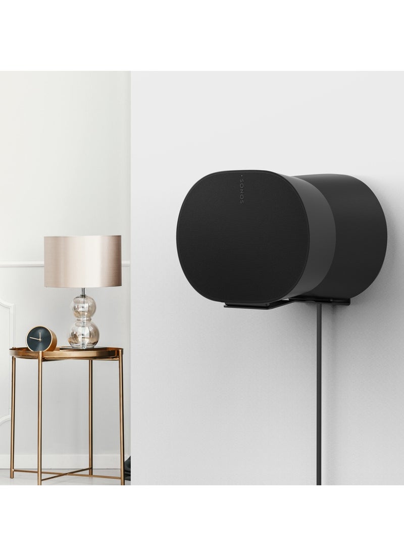 General - Sonos era300 speaker wall mount bracket, all-metal space-saving smart speaker accessories single (black) - Image 1