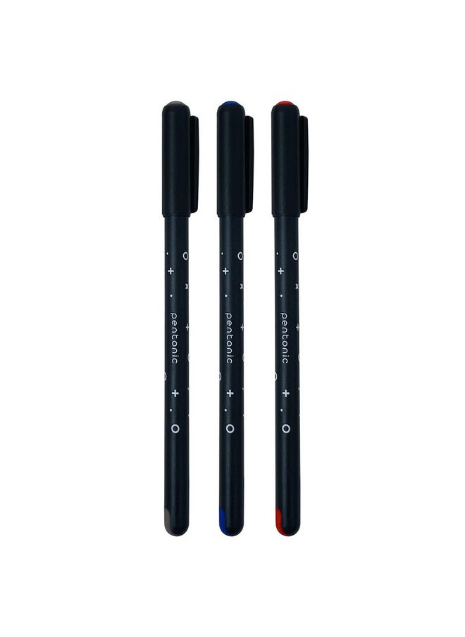 Pentonic Pentonic Cipher 0.5mm Ball Pen Tumbler Pack | Blue, Black & Red Ink | Set of 100 Pcs  - Image 2