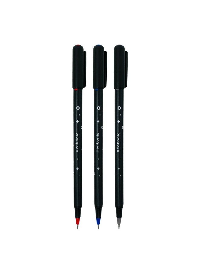 Pentonic Pentonic Cipher 0.5mm Ball Pen Tumbler Pack | Blue, Black & Red Ink | Set of 100 Pcs  - Image 3