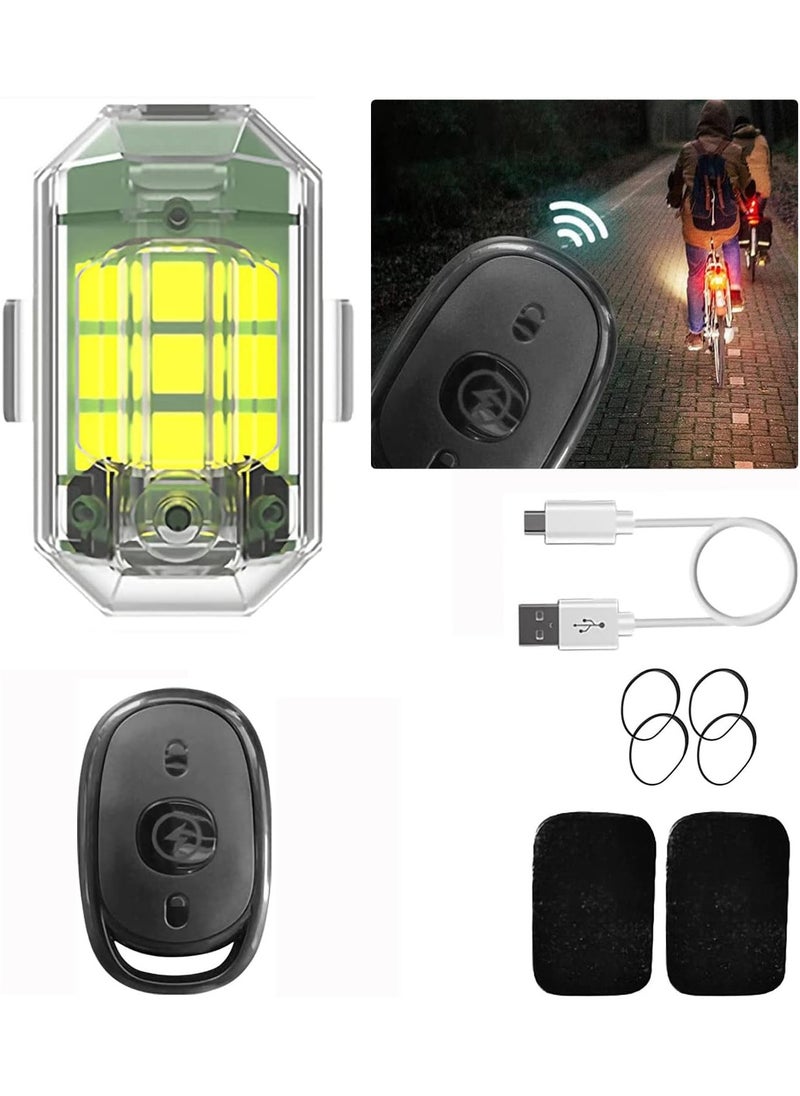 Generic High Brightness Wireless LED Strobe Light – Multi-Use Rechargeable Anti-Collision Light for Drones, Aircraft, Motorcycles, and Safety Gear – 7-Color Flashing Warning Light with USB Charging  - Image 1