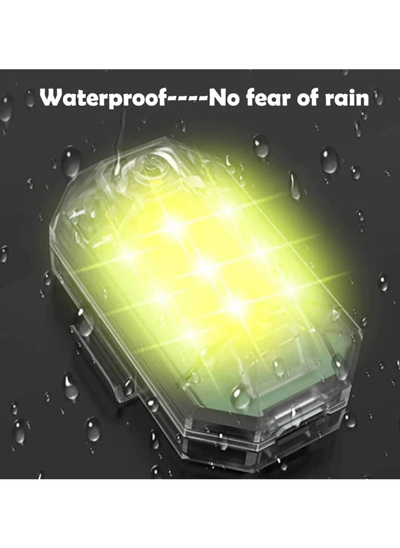 Generic - High Brightness Wireless LED Strobe Light – Multi-Use Rechargeable Anti-Collision Light for Drones, Aircraft, Motorcycles, and Safety Gear – 7-Color Flashing Warning Light with USB Charging - Image 1