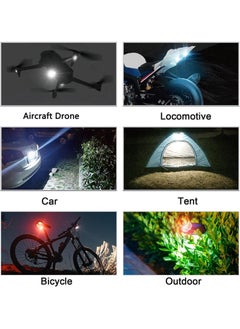 Generic High Brightness Wireless LED Strobe Light – Multi-Use Rechargeable Anti-Collision Light for Drones, Aircraft, Motorcycles, and Safety Gear – 7-Color Flashing Warning Light with USB Charging  - Image 5