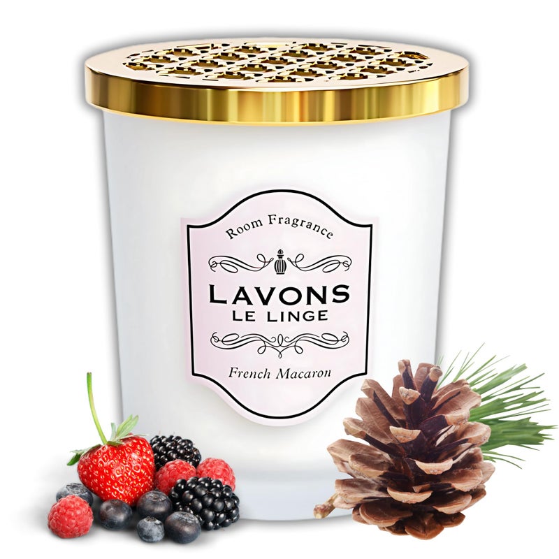 LAVONS Room & Home Fragrance; Air Freshener, Odor Elimintator, Deodorizer for Home, Room, Bathroom & Office, Long-lasting & Made in Japan, 5.3 Oz, French Macaron (Citrus & Amber)