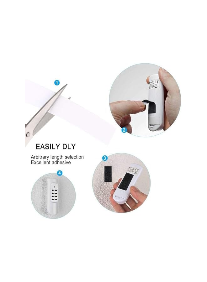 Green Tiger Self-Adhesive, Fastener Tape Self Adhesive Tape, Reusable Fastener, Fastening tape, Multipurpose Power Cable Organize (Black, 20mm x 5m) - Image 4