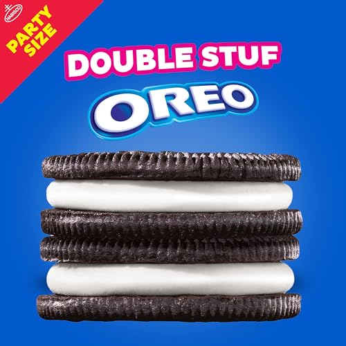 OREO Double Stuf Chocolate Sandwich Cookies, Party Size, 24.95 oz - Image 2