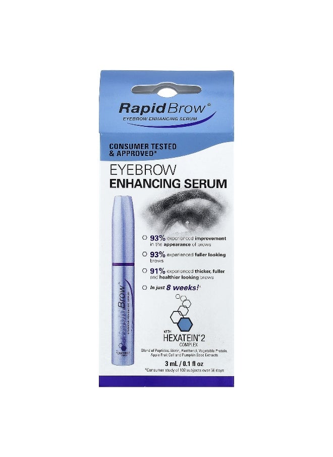 Rapidlash - RapidLash, Eyebrow Enhancing Serum, 0.1 fl oz (3 ml) - Image 1