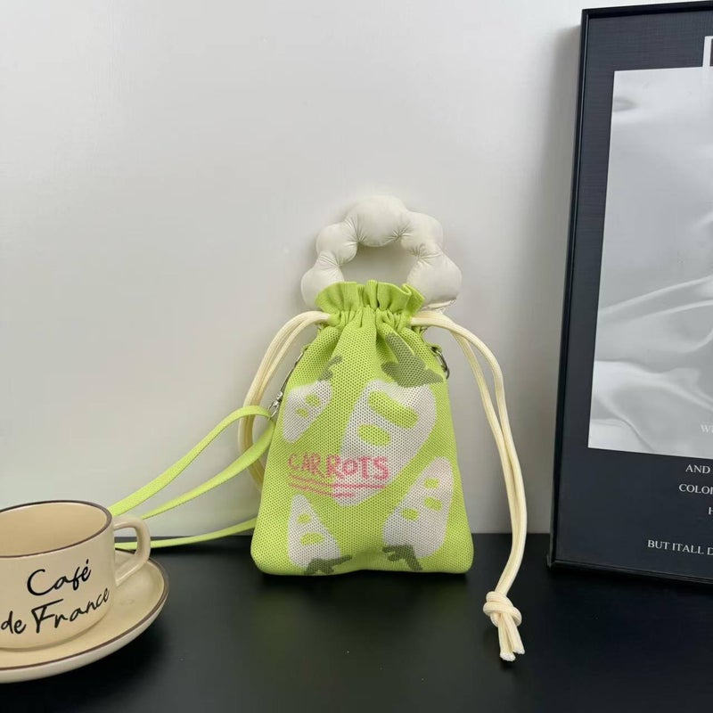 Advanced Sense Ins New Mobile Phone Bag Cute Cartoon Knitted Bag Niche Design Trendy Shoulder Crossbody Shoulder Bag - Image 1